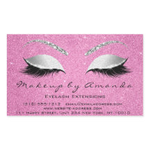 Eyelash Makeup RSVP Belleza Rosa Purpurina Gris Ro