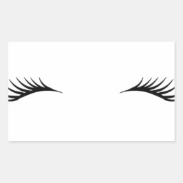 Pegatina Rectangular Eyelashes
