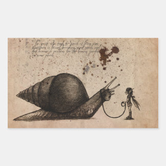 Pegatina Rectangular Fairy Ostler