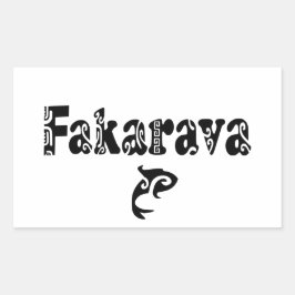 PEGATINA RECTANGULAR FAKARAVA II