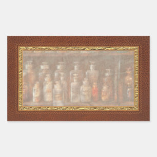 Pegatina Rectangular Farmacia - El Conjunto Químico