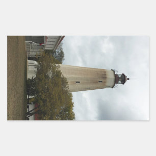 Pegatina Rectangular Faro Sandy Hook