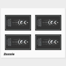 Fases celestes de la luna mística holística espiri