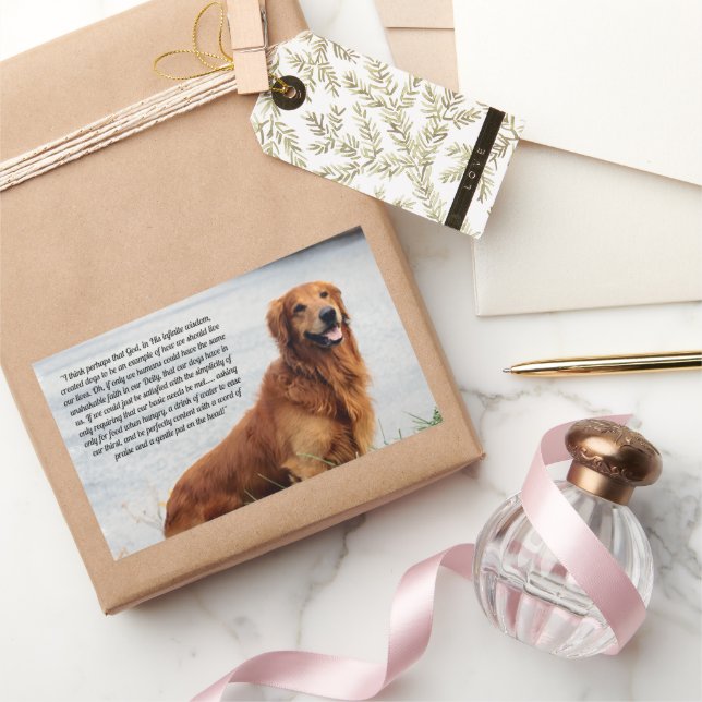 Pegatina Rectangular Fe inquebrantable Inspiradora (Regalar)