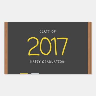 Pegatina Rectangular ¡Feliz Graduación 2017!