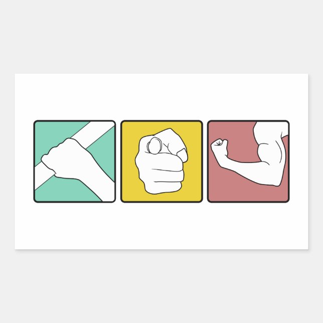 Pegatina Rectangular FESTIVUS ilustrado (Anverso)