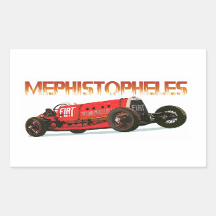 Pegatina Rectangular Fiat Mephistopheles