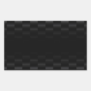 Pegatina Rectangular Fibra de carbono texturizada