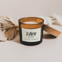 Fiesta de ducha de bebé con ramas de olivo acuátic