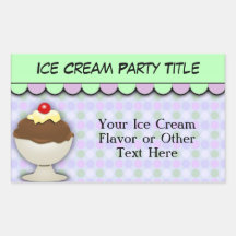 Fiesta de helados, pastel Sweet Shoppe