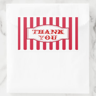 Pegatina Rectangular Fiesta del Circo del Gran Carnaval Gracias a los P