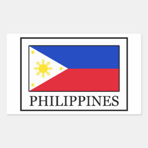 Pegatina Rectangular Filipinas