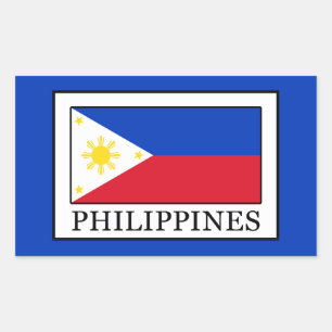 Pegatina Rectangular Filipinas