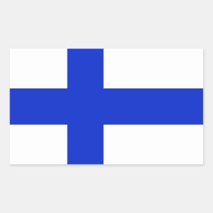 Pegatina Rectangular Finlandia