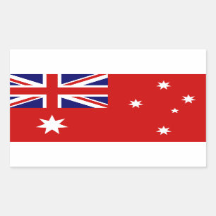 Pegatina Rectangular Firma civil de Australia