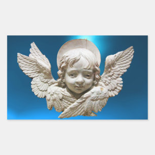 PEGATINA RECTANGULAR FLORENTINE RENAISSANCE ANGEL