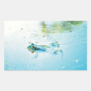 Pegatina Rectangular Flotante