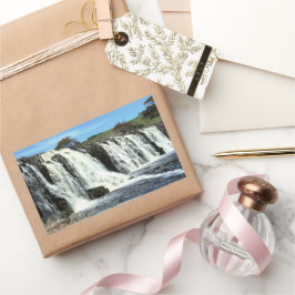 Pegatina Rectangular Flowing Waters of Hopkins Falls