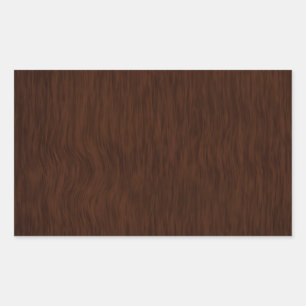 Pegatina Rectangular Fondo de madera áspero oscuro del grano