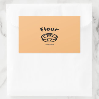 Pegatina Rectangular Food Label Sticker