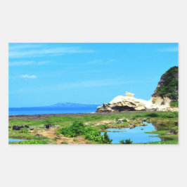 Pegatina Rectangular Formación Kapurpuruwan Rock