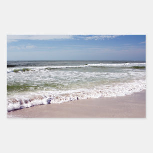 Pegatina Rectangular Foto de jardín