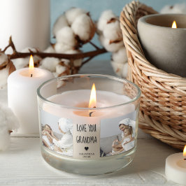 Pegatina Rectangular Fotografía de colección moderna Ama a tu abuela Me