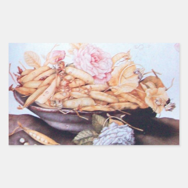 PEGATINA RECTANGULAR FRUTAS DE TEMPORADA 6 - BRAZOS Y ROSAS (Anverso)