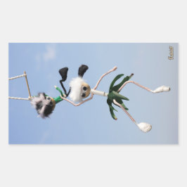 Pegatina Rectangular Fubby krachten, Hang in There, I got you