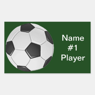 Pegatina Rectangular Fútbol americano o de asociación