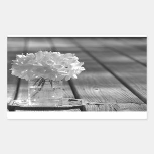 Pegatina Rectangular Gardenias