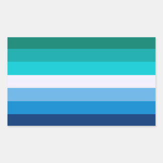 Pegatina Rectangular Gay Pride Flag
