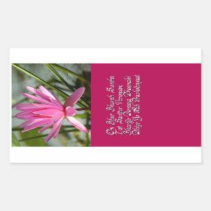 Pegatina Rectangular Gayatri mantra