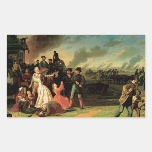 Pegatina Rectangular George Caleb Bingham - Orden Nº 11