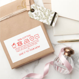 Pegatina Rectangular Give it to your mom 4