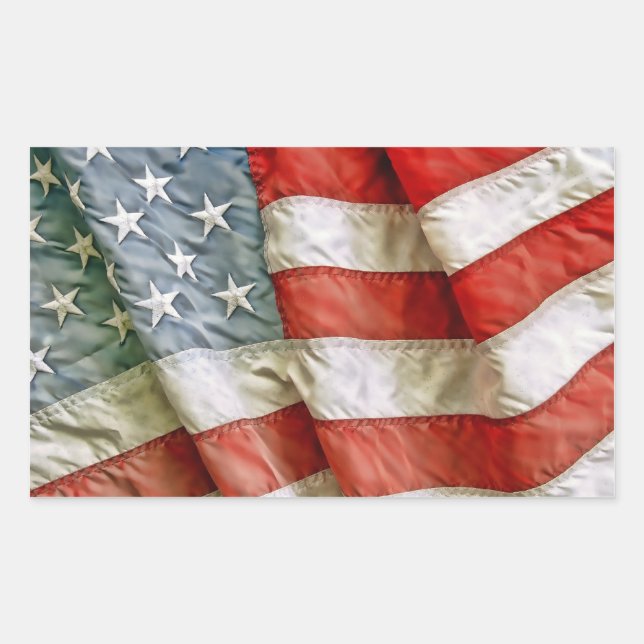 Pegatina Rectangular Gloria antigua (Anverso)