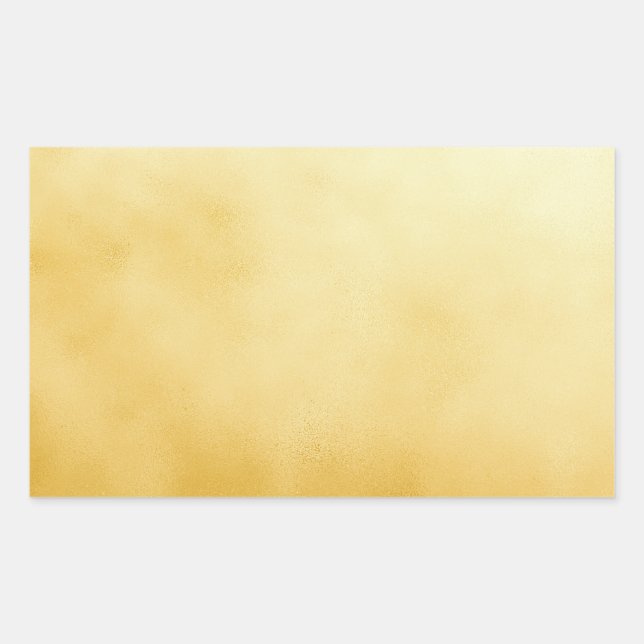 Pegatina Rectangular Golden Relieve metalizado Faux Gold (Anverso)