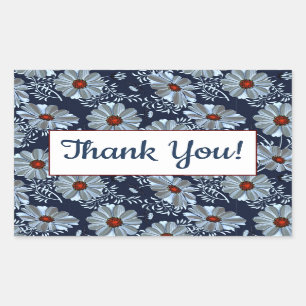 Pegatina Rectangular Gracias