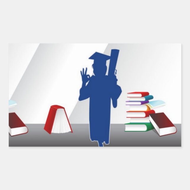 Pegatina Rectangular Graduado (Anverso)