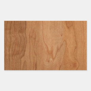 Pegatina Rectangular Grano De Madera Med-Lt