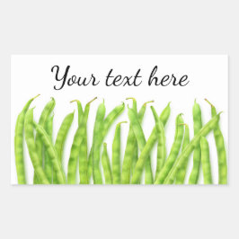 Pegatina Rectangular Granos de cola