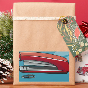 Pegatina Rectangular Grapadora