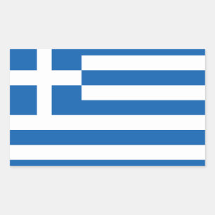 Pegatina Rectangular Grecia