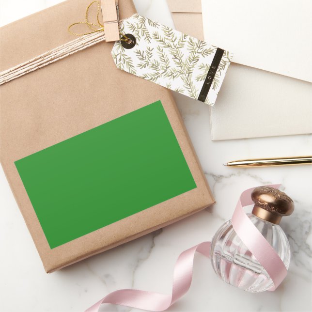 Pegatina Rectangular Green Forest Green (Regalar)