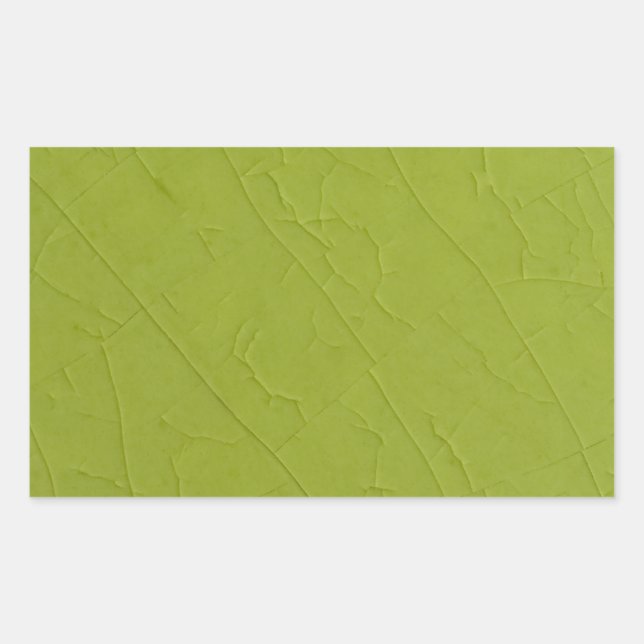 Pegatina Rectangular Grietas de piedra de Citron (Anverso)