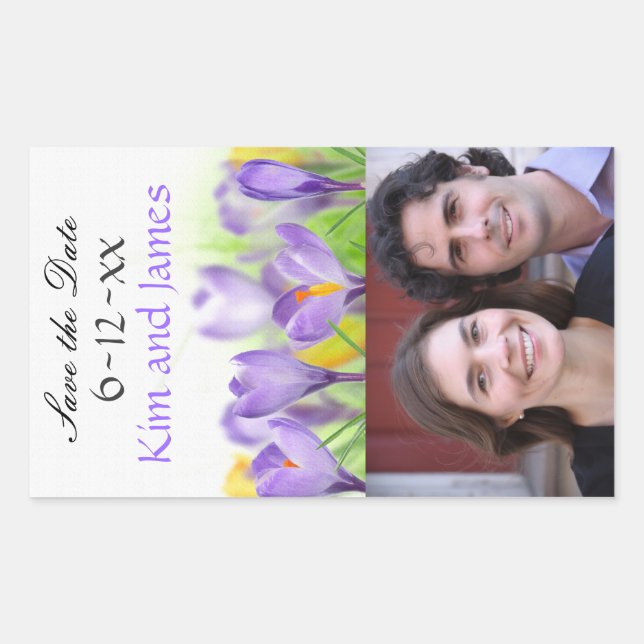 Pegatina Rectangular Guardar las botellas de vino de fecha (Anverso)