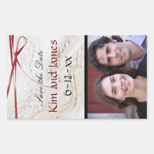 Pegatina Rectangular Guardar las botellas de vino de fecha