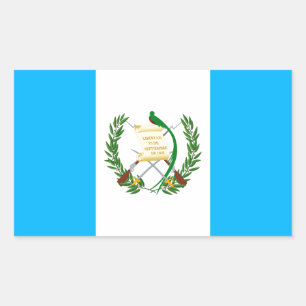 Pegatina Rectangular Guatemala