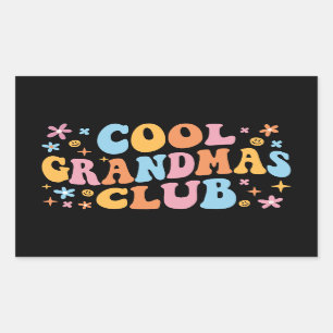 Pegatina Rectangular Guay Grandmas Club III