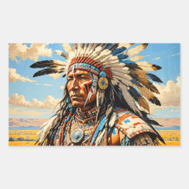 PEGATINA RECTANGULAR GUERREROS 10